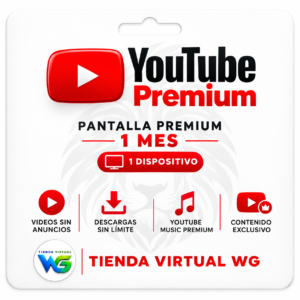 YouTube premium 1 mes